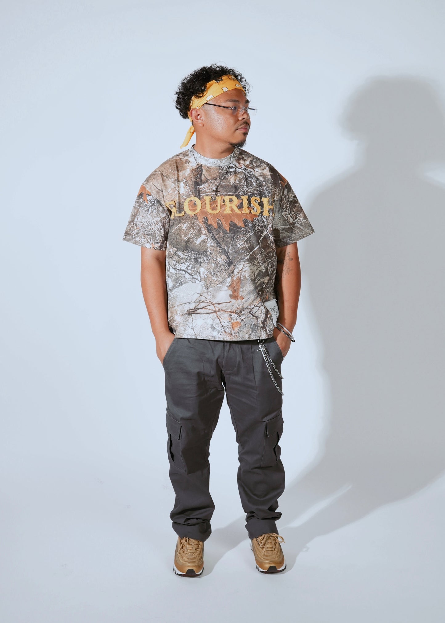 FLOURISH "TREE CAMO" TEE