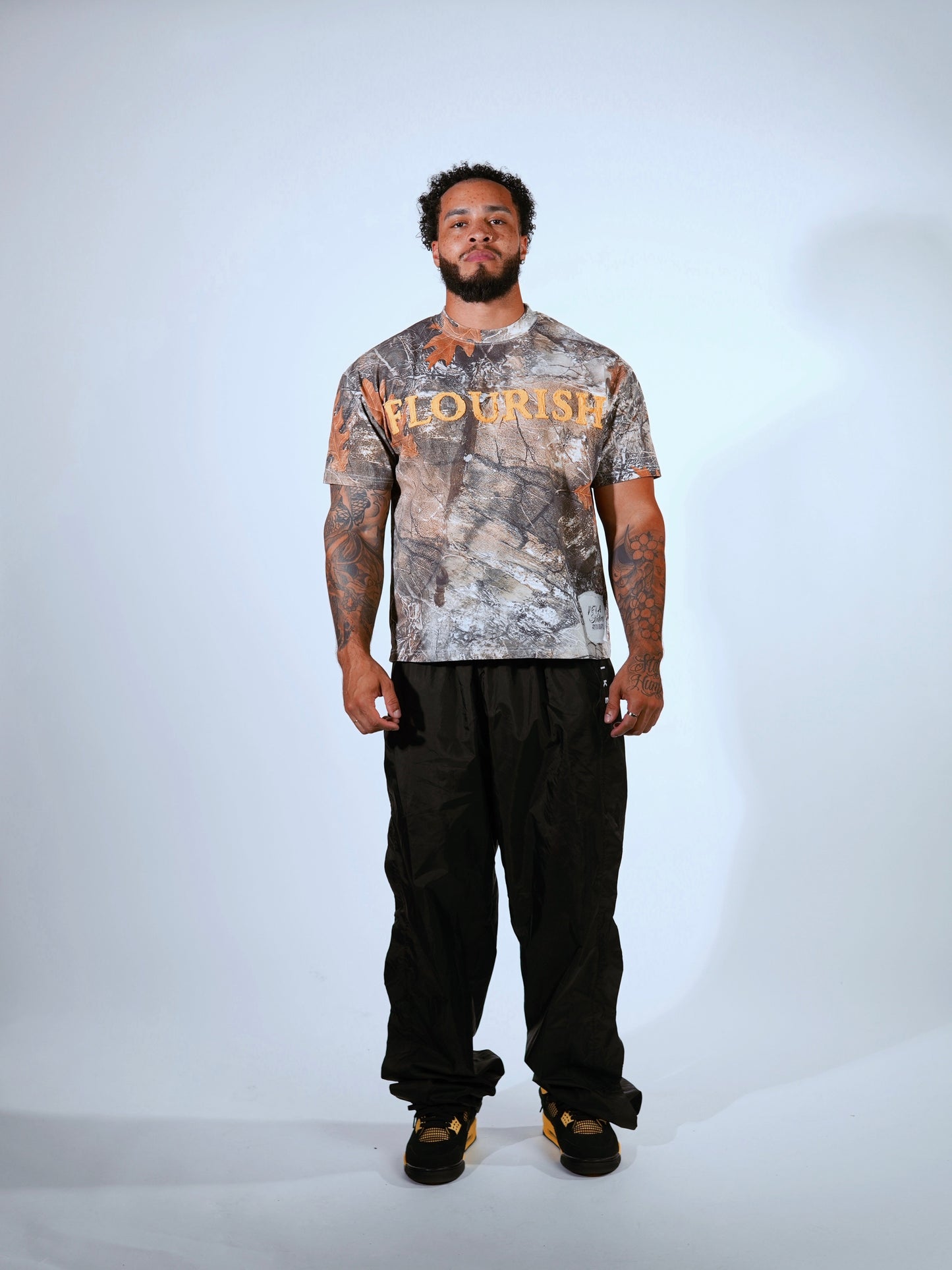 FLOURISH "TREE CAMO" TEE