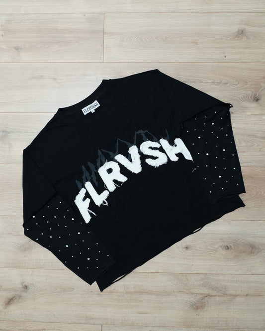 FLOURISH "FLRVSH" RHINESTONE LONGSLEEVE