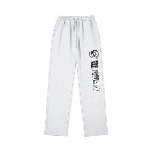 FLOURISH "WFUS ESSENTIAL" RELAXED SWEATPANTS - HEATHER GRAY
